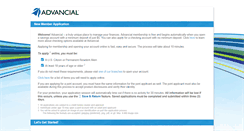 Desktop Screenshot of joinadvancial.org